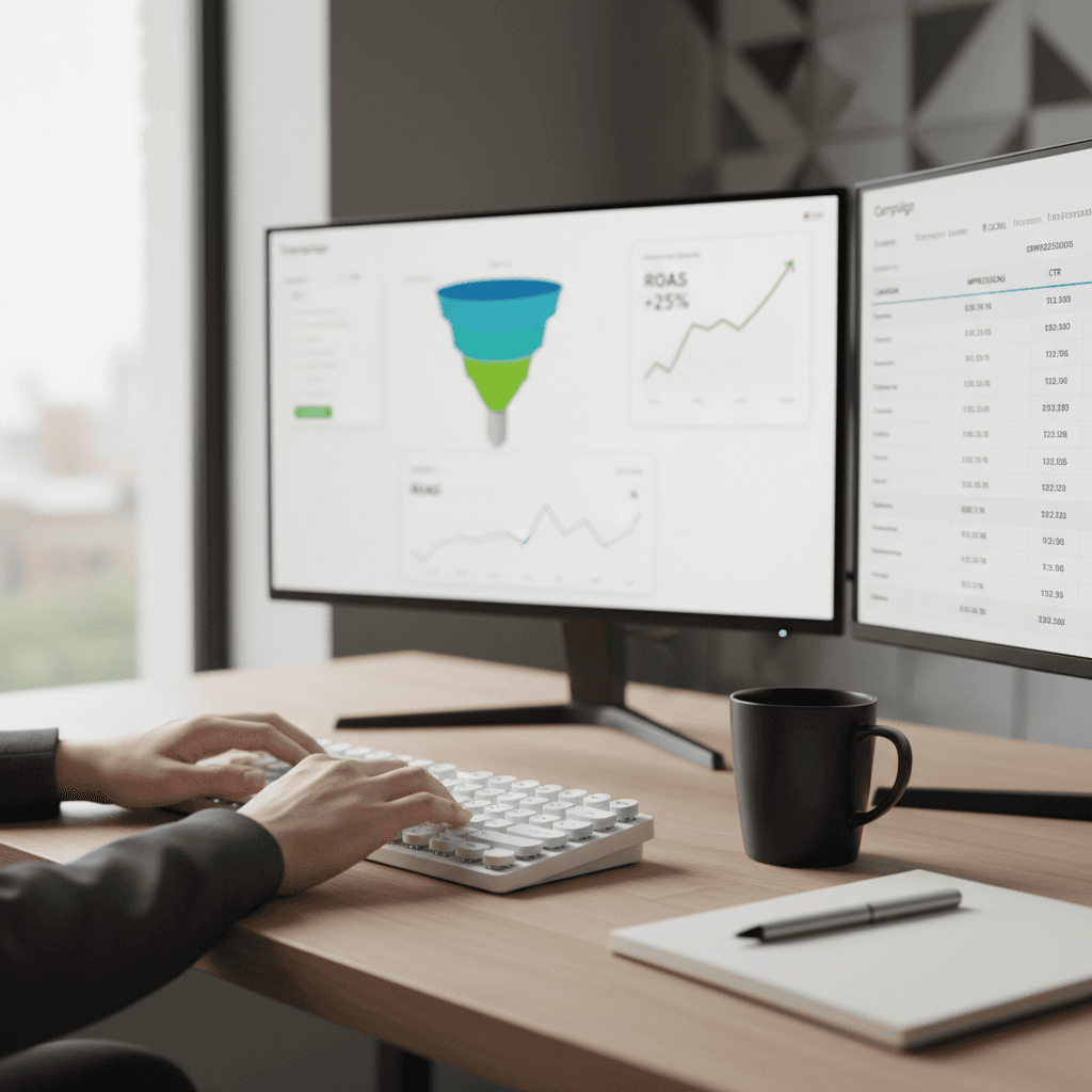 Digital advertising campaign setup