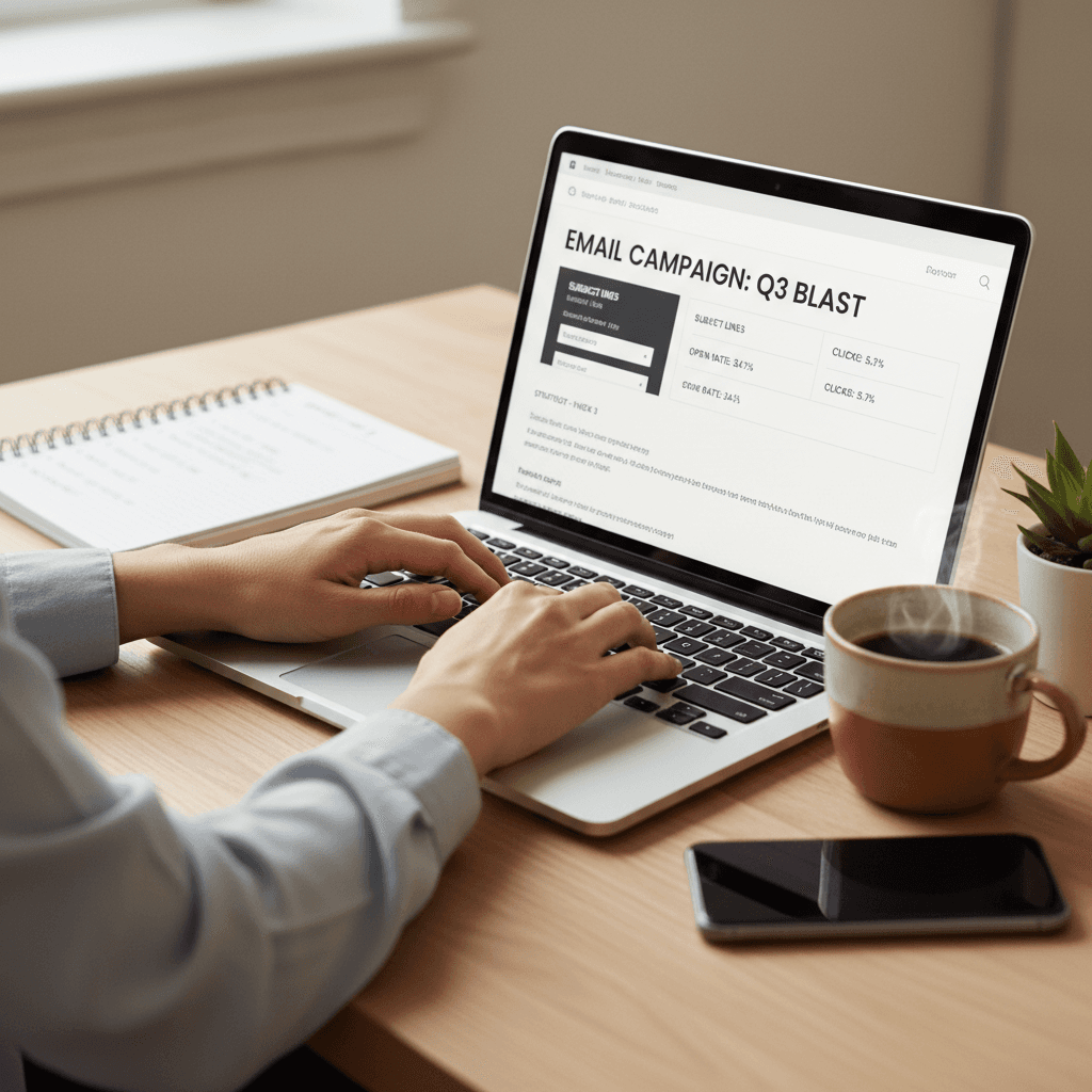 Email marketing campaign creation