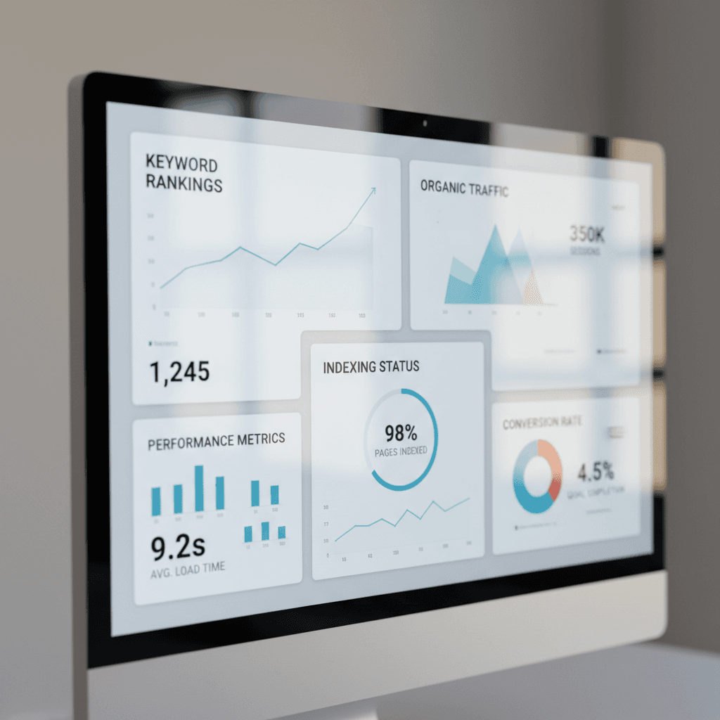 SEO strategy and search rankings improvement