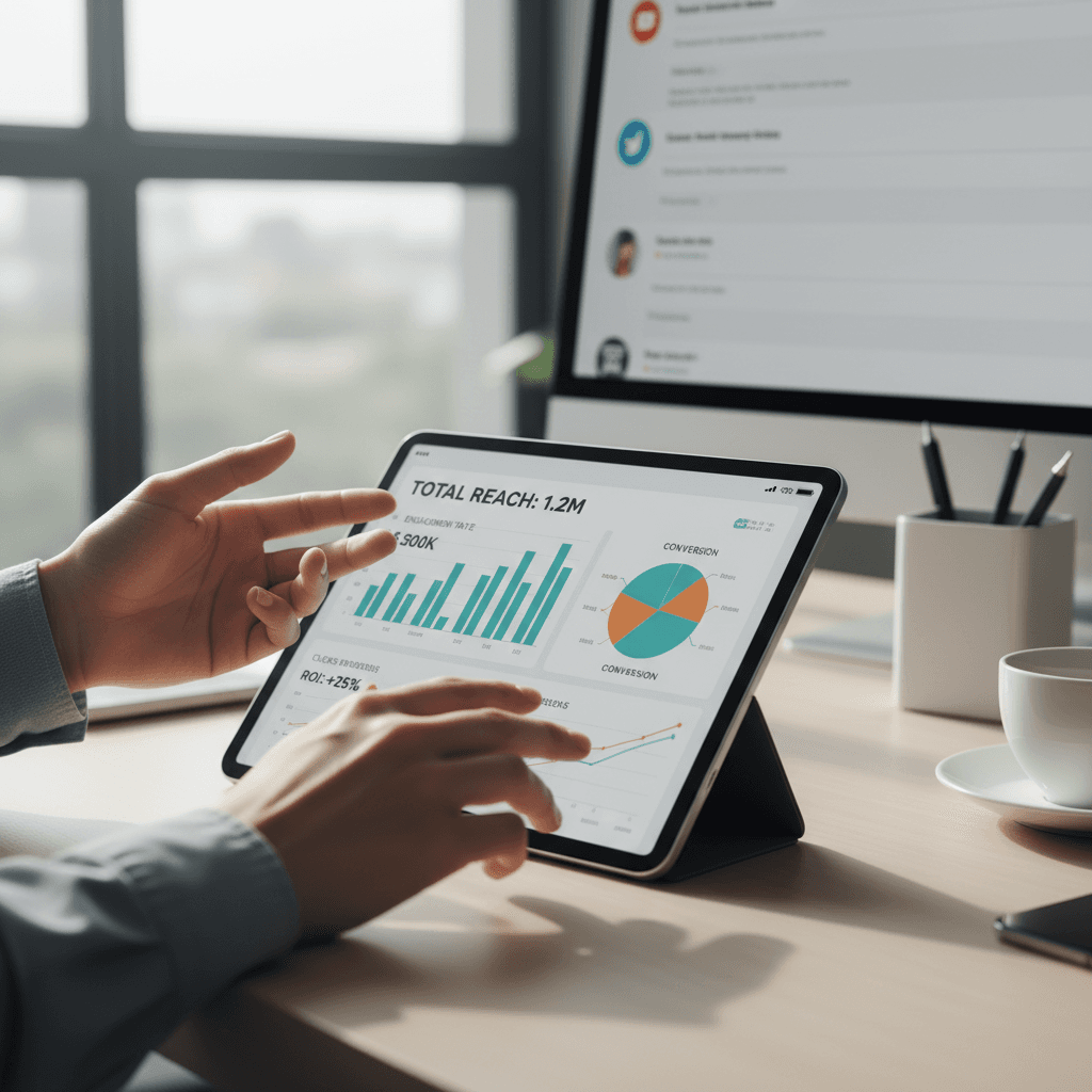 Digital marketing campaign analysis and performance tracking