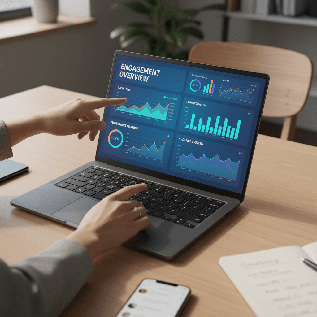 Social media management dashboard